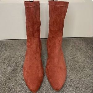 Anthro Silent D Auston Suede Booties